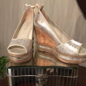 Donald Pliner cork wedges